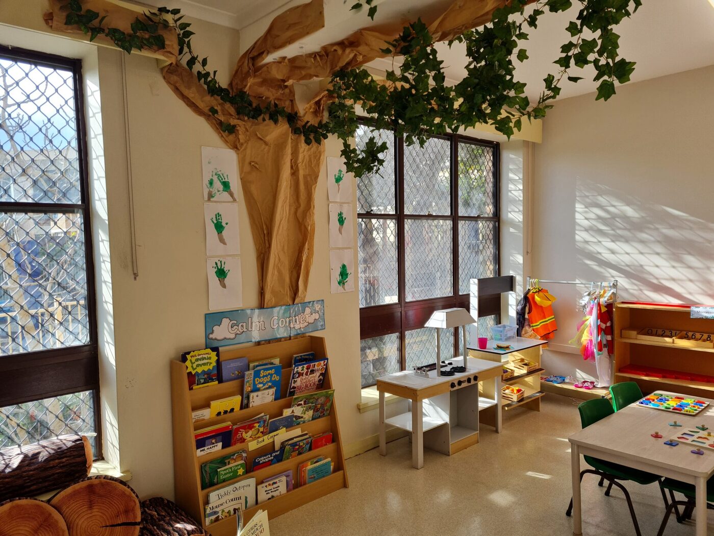 A quiet reading corner at the Belmore centre
